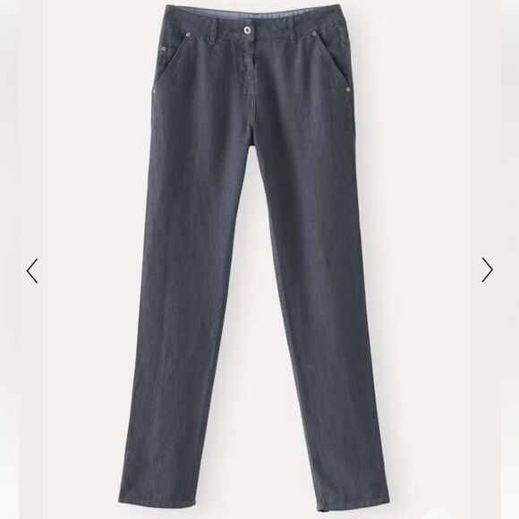 Poetry 100% linen Straight leg Jeans size 8 washed grey - Picture 7 of 7